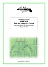 March on a Russian Theme Concert Band sheet music cover